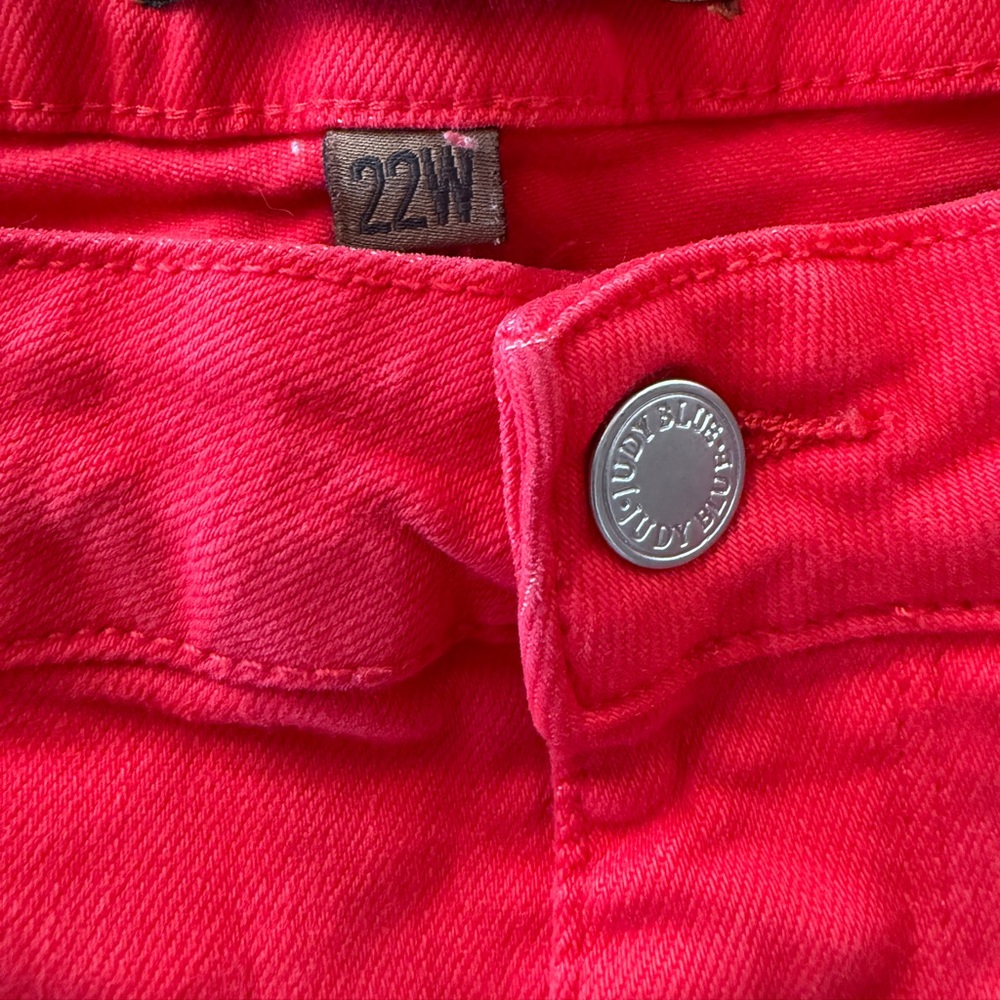 Judy Blue women Vivid Red Jeans